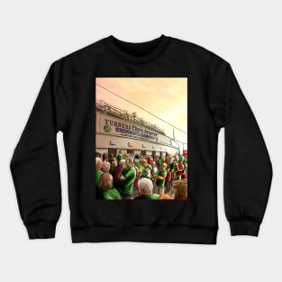 Turners Cross Match Day  Cork City FC League of Ireland Football Print Crewneck Sweatshirt